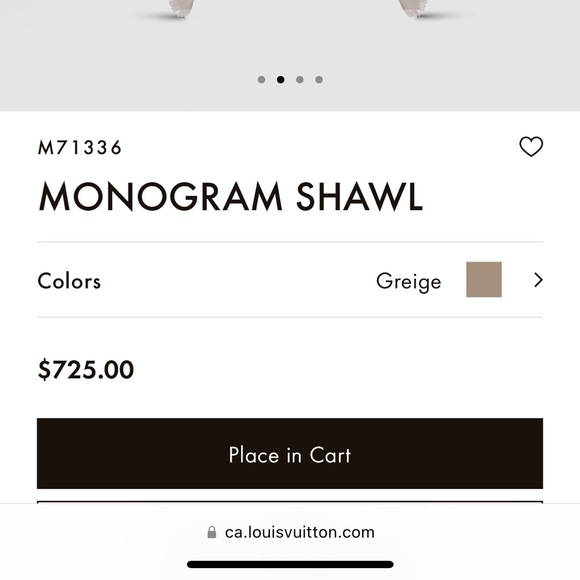 Louis Vuitton Monogram Shawl - Picture 2 of 3